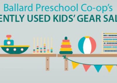 Ballard Preschool Co-op’s Gently Used Kids’ Gear Sale this Saturday