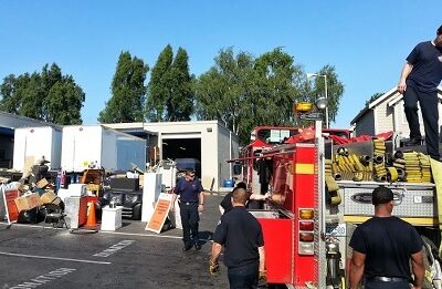 Compactor fire temporarily closes Goodwill store