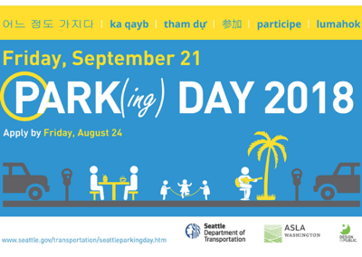 PARK(ing) Day applications now being accepted
