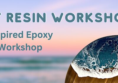 Flash sale for epoxy resin workshop this Wednesday evening