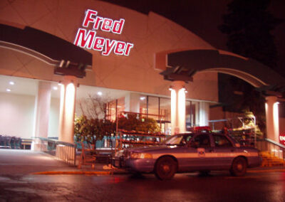 Police searching for armed robbery suspect at Fred Meyer on 85th St.