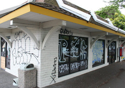 Taggers go to town on closed McDonald’s