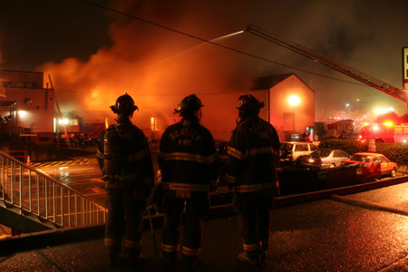 3-alarm fire destroys Greenwood businesses