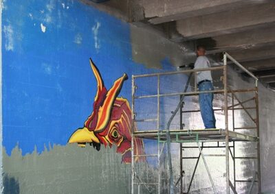 Zoo mural coming back to life
