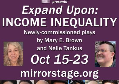 Final two performances about income inequality this weekend