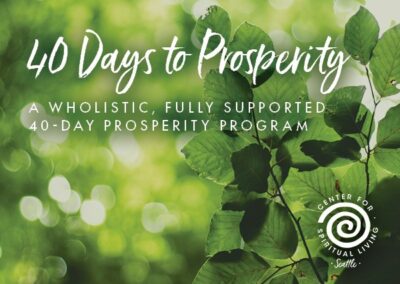 40 Days to Prosperity program starts on May 15th