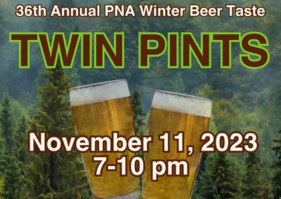 Tickets now on sale for 36th Annual PNA Winter Beer Taste: Twin Pints