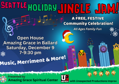 Holiday Jingle Jam: free family open house event this Saturday