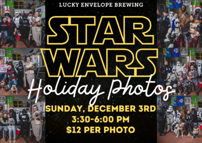 Annual Star Wars holiday photo event this Sunday at Lucky Envelope Brewing