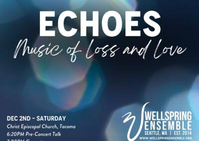 Wellspring Ensemble concert this Sunday at Phinney Ridge Lutheran Church