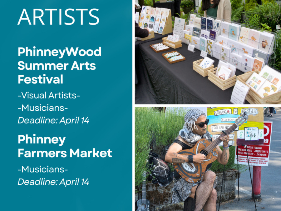 PhinneyWood Summer Arts Festival and the Phinney Farmers Market looking for local artists and musicians