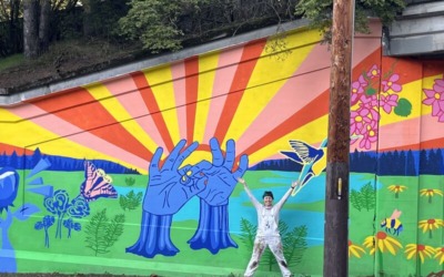 ‘Connect’-ing community through art: an interview with local muralist Aistė Rye