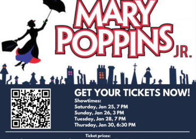 Join Robert Eagle Staff Middle School for a Practically Perfect Production of Mary Poppins