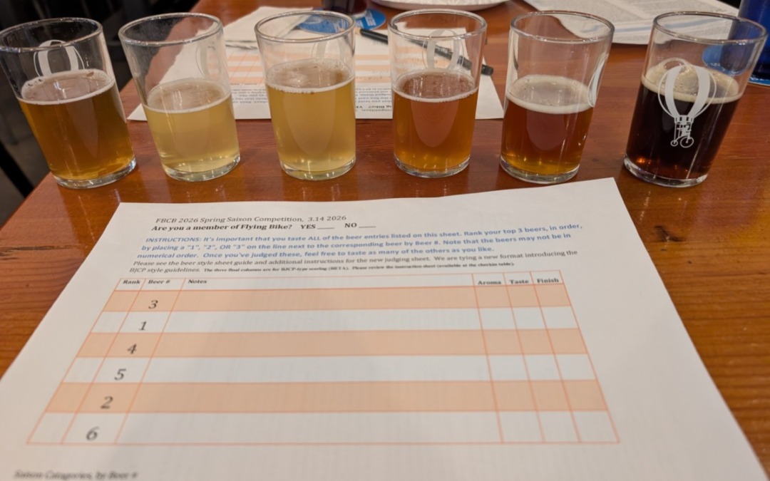 Beer Judge Certification program offered at Flying Bike Cooperative Brewery