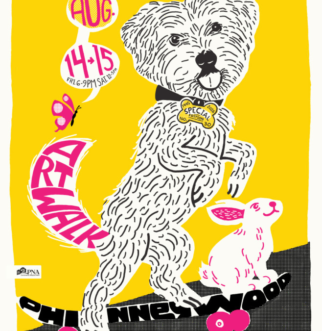 One week until the PhinneyWood Art Walk – August 14–15 